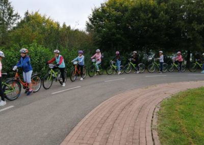 Viertklässler der KWS machen Fahrradführerschein