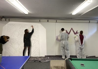 Schüler verschönern den Schülertreff