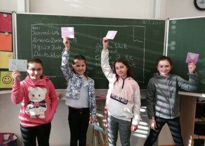 Briefprojekt der ehemaligen Klasse 4b