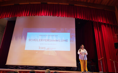 Schü­ler­ver­samm­lung im Festsaal